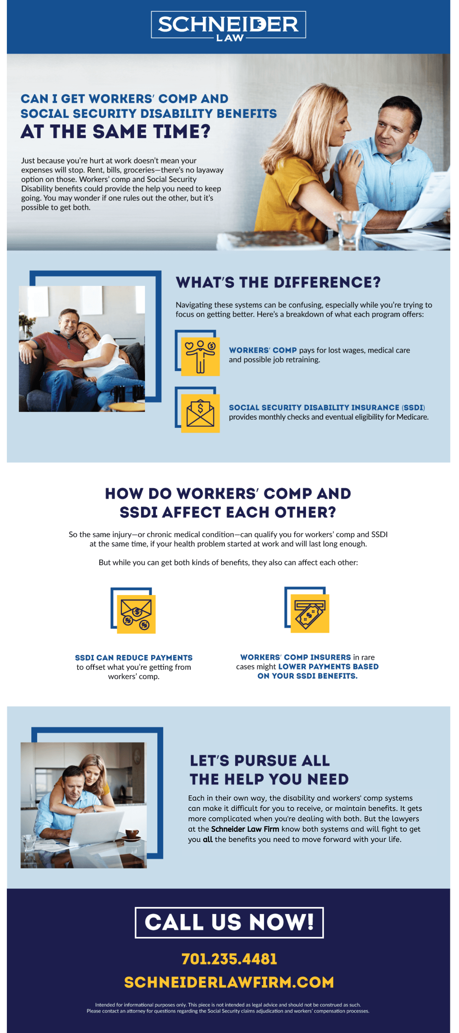 Infographic - Can You Collect Workers’ Comp And Disability At The Same Time?